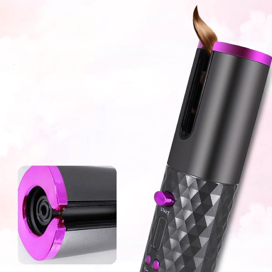 Modelador Cabelo Cachos Ondulador Automático Sem Fio 4 Cores Bivolt