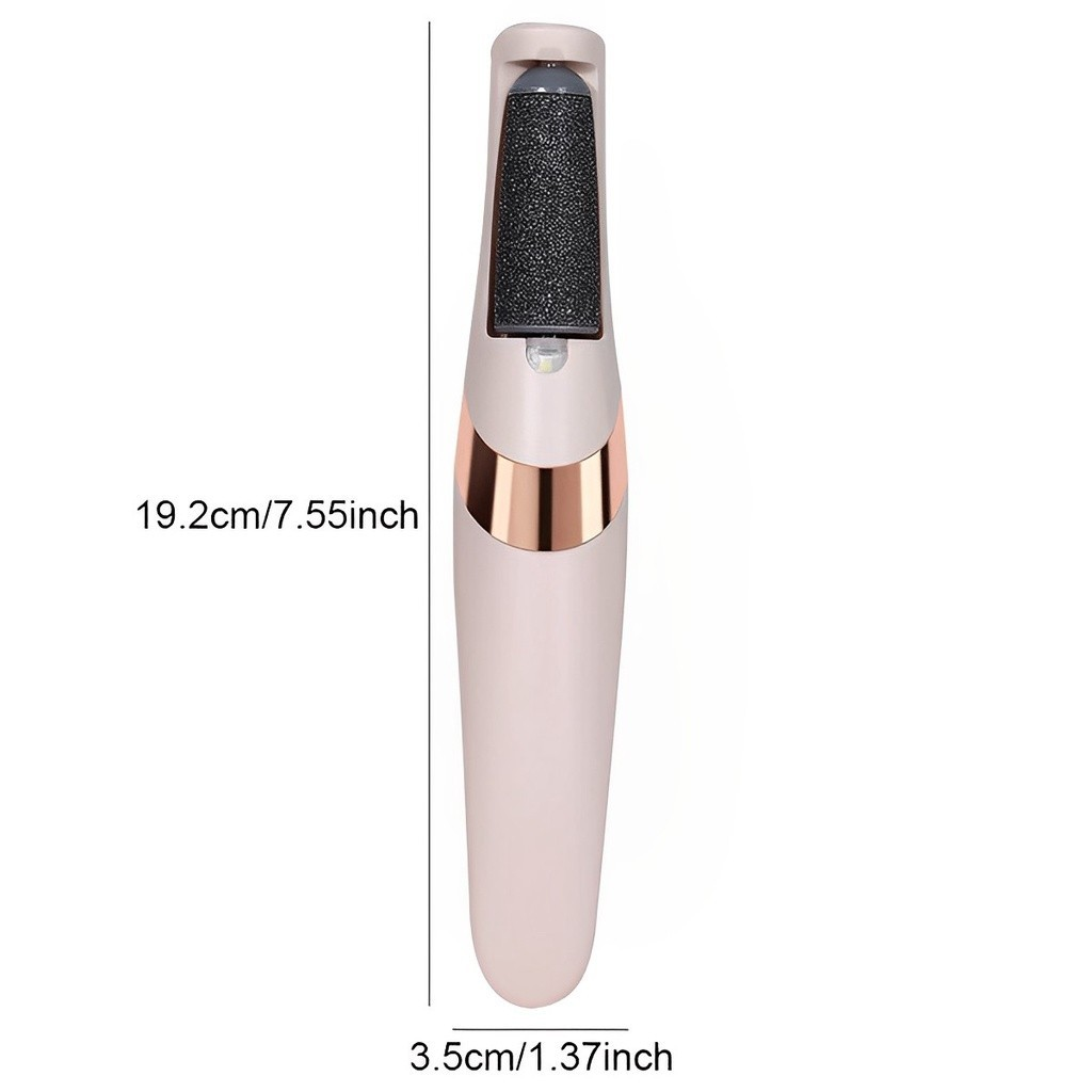 Lixador Pé Elétrico Esfoliador Tira Calos Pedicure Portátil Lixa Podologa Spa dos Pes Elimina Calosidade e Rachadura Usb