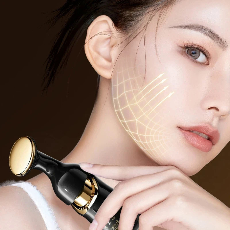 3 Em 1 Massageador Facial Introdutor De Microcorrente De Olho De Pescoço Rejuvenescimento Da Pele Dispositivo De Beleza